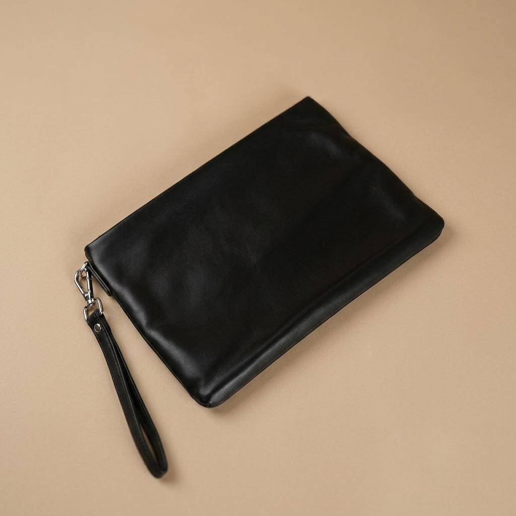 Pochette en Cuir d'Agneau VALMONT, vue détourée