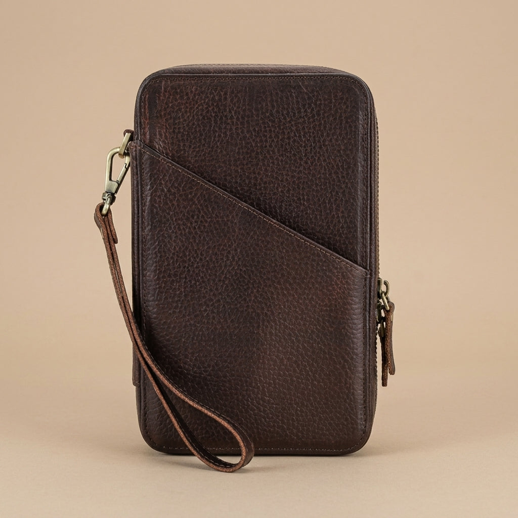 Pochette Escale VALMONT, compartiment intérieur microfibre