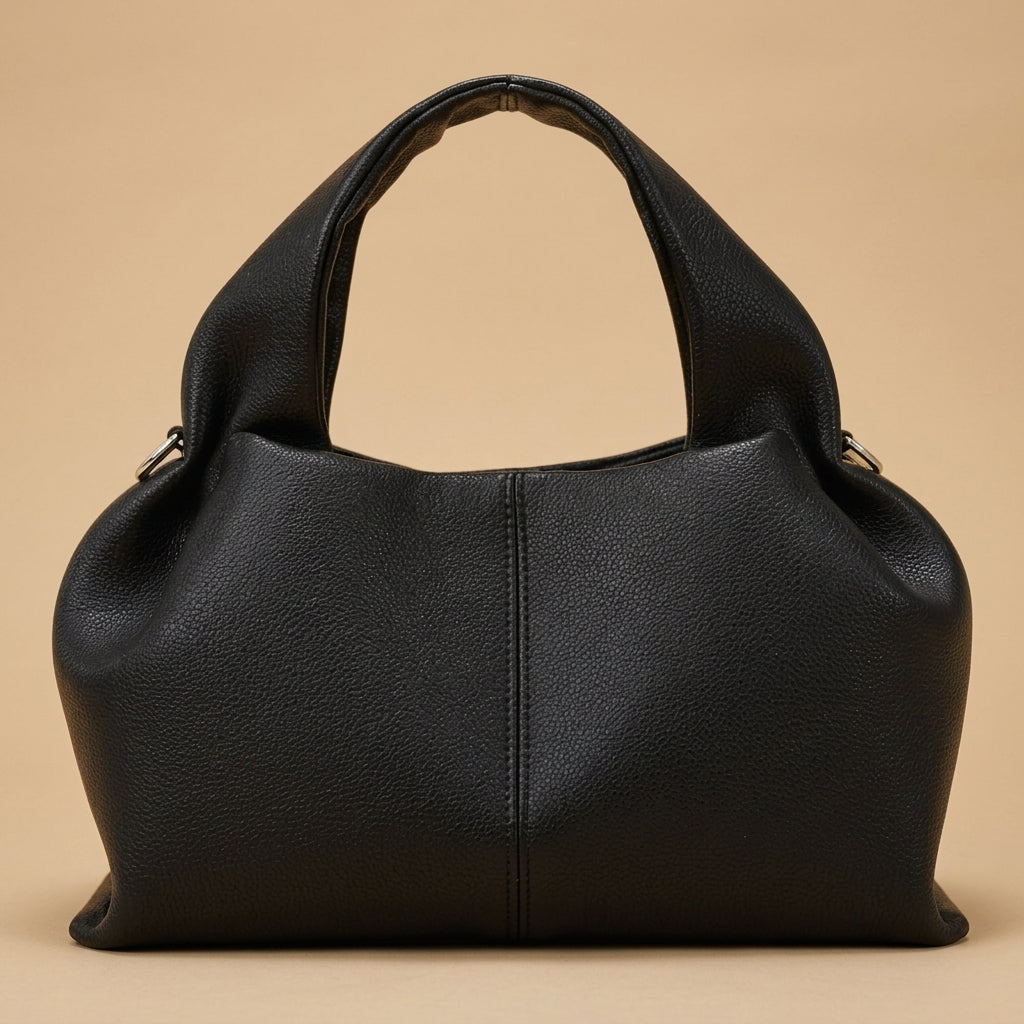 Mini sac épaule Ondine cuir grainé, lanière ajustable – VALMONT