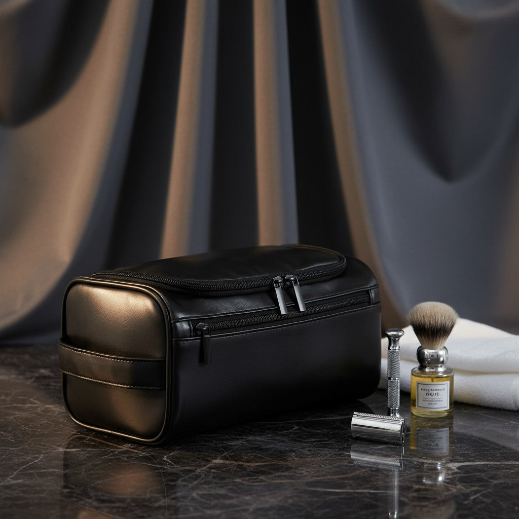 Trousse de Toilette En Cuir | VALMONT