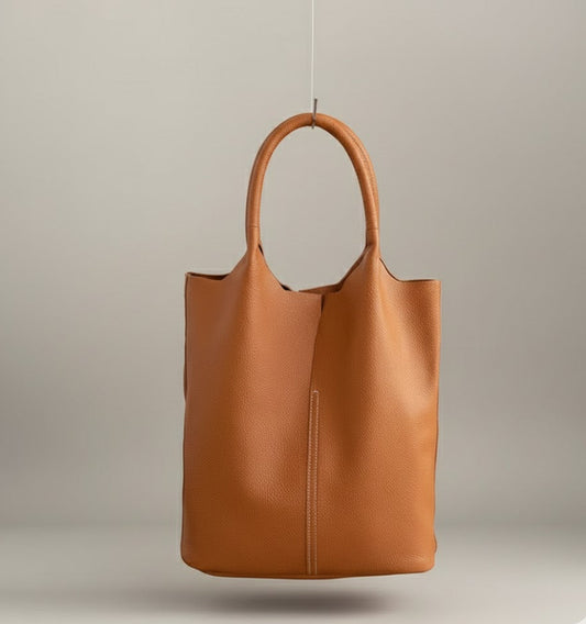 Sac Cabas Le Alma VALMONT– Grand Sac Fourre-Tout en Cuir Véritable