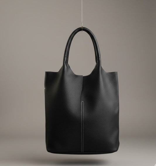 Sac Cabas Le Alma VALMONT– Grand Sac Fourre-Tout en Cuir Véritable