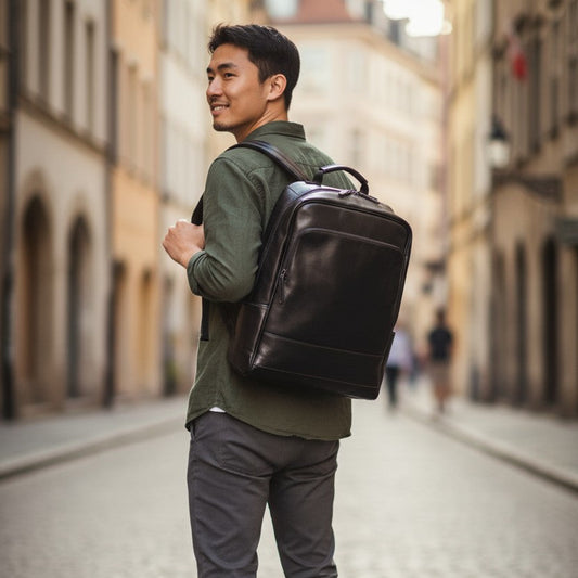 Sac à Dos VALMONT En Cuir Intégral “Oslo”