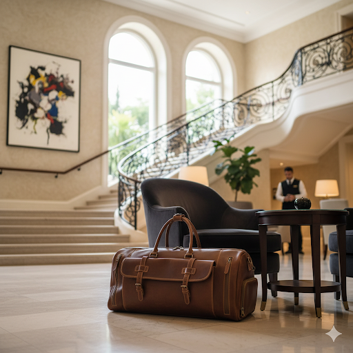 Cuir pleine fleur : pourquoi c’est le choix d’excellence pour un sac de voyage ? VALMONT Image