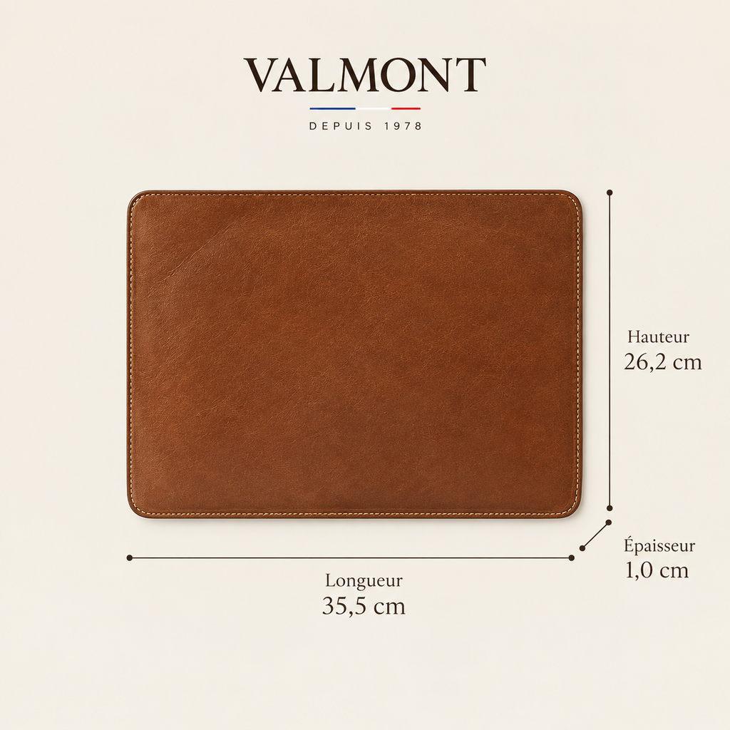 Housse Ordinateur en Cuir Marron | VALMONT VALMONT OFFICIEL