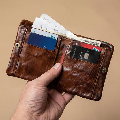 Portefeuille Cuir Tanné Végétal Homme | VALMONT VALMONT