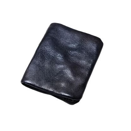 Portefeuille Cuir Tanné Végétal Homme Noir | VALMONT VALMONT