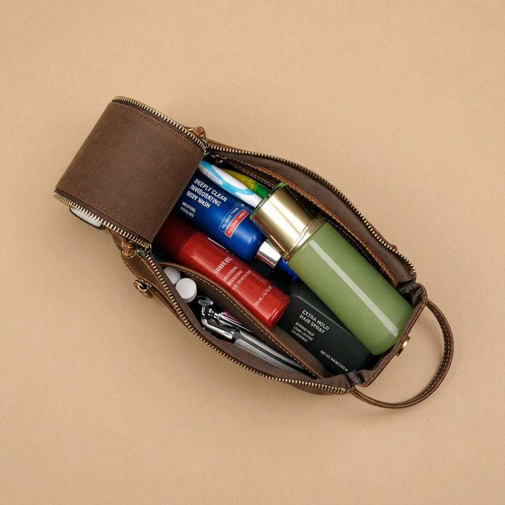 Trousse "Escale" | Trousse de Toilette Homme pour Voyage et Déplacements