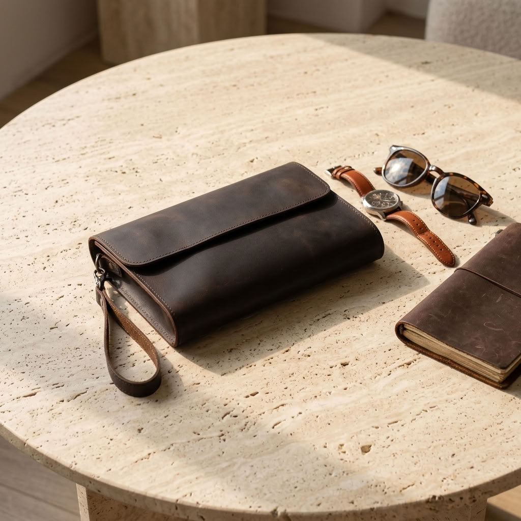 Pochette Cuir Homme | VALMONT VALMONT