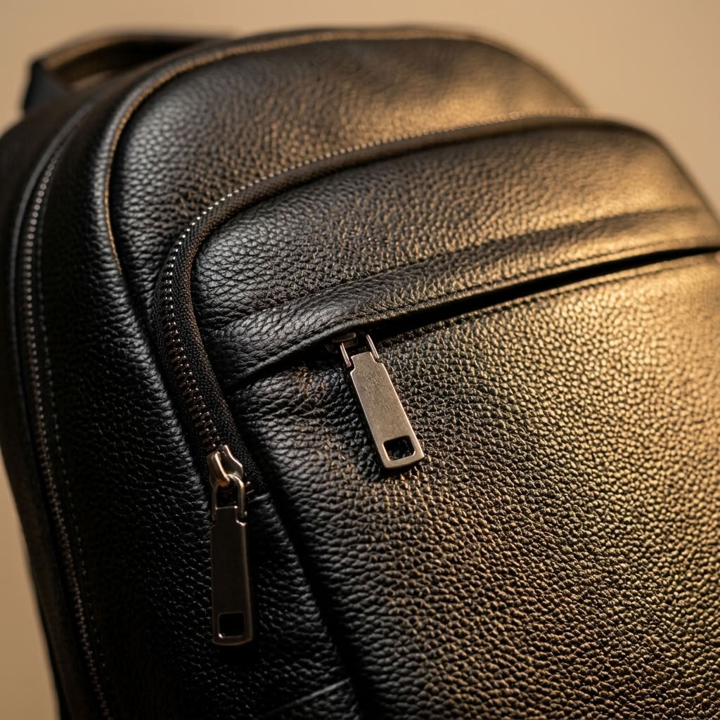 Sac à dos cuir noir homme – Le Sillage VALMONT