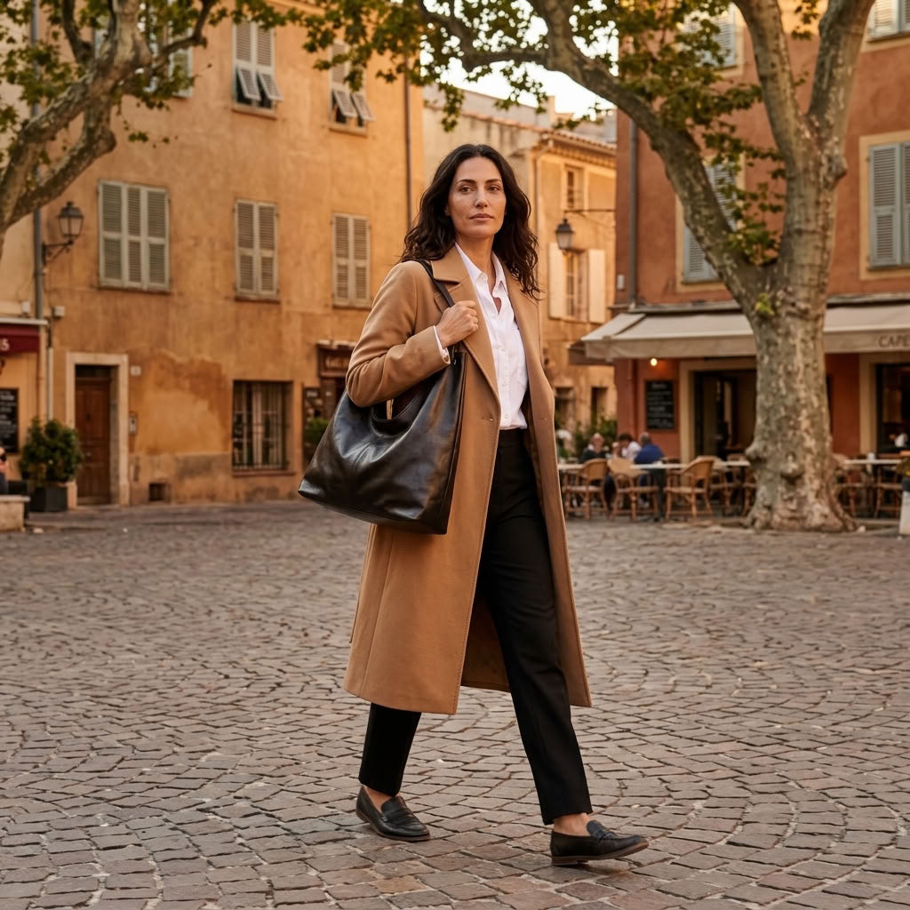 Sac hobo femme en cuir de vachette grand format "Héloïse" VALMONT