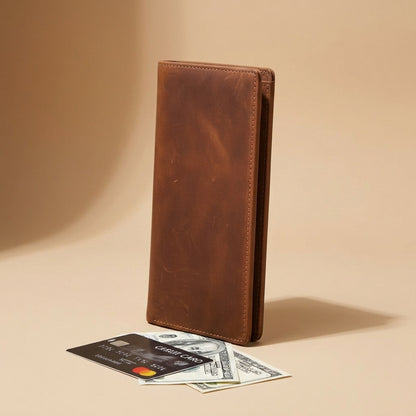 Portefeuille en Cuir de Vache VALMONT en situation