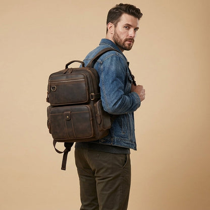 Sac à Dos Grand Voyageur VALMONT porté en situation
