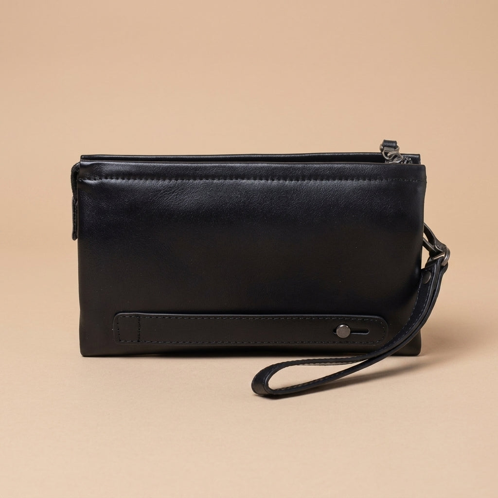 Pochette "Maîtrise" Cuir véritable homme | Valmont VALMONT