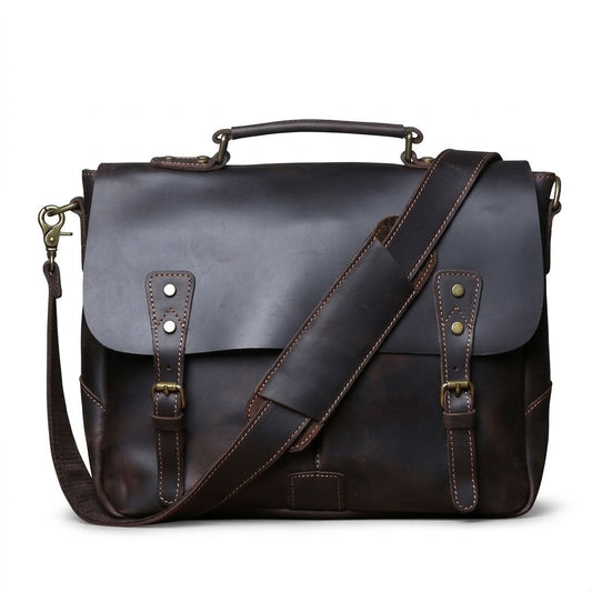 Sacoche reporter en cuir homme – Le Reporter VALMONT OFFICIEL