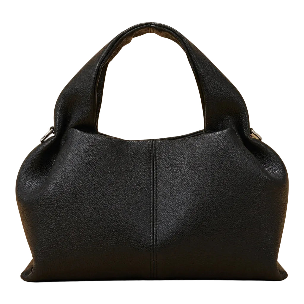 Sac à main en cuir grainé noir "Ondine " | VALMONT VALMONT OFFICIEL