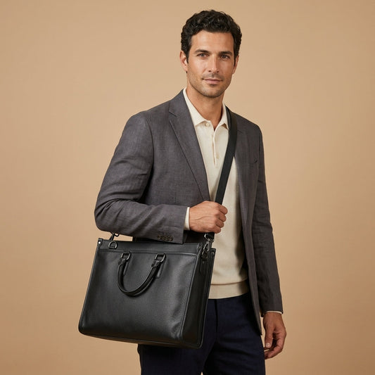 Sterling | Mallette porte-documents en cuir de vachette VALMONT