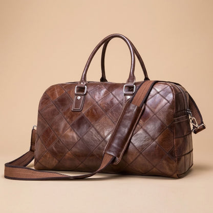 Sac de Voyage Homme en Cuir Vintage "Edgar" | VALMONT VALMONT