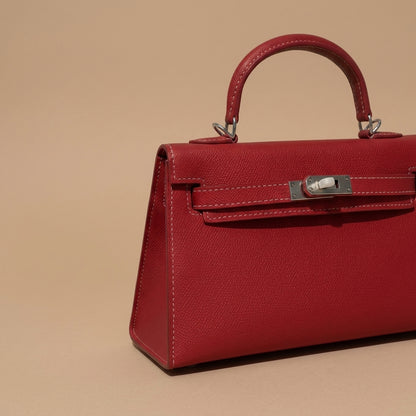 Sac à Main Trapèze en Cuir | Modèle Éclipse