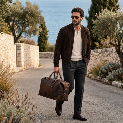 Sac de Voyage Homme en Cuir "Marius" | VALMONT VALMONT