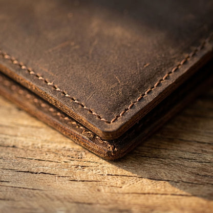 Portefeuille Cuir Homme Crazy Horse "L’Héritier" | VALMONT VALMONT