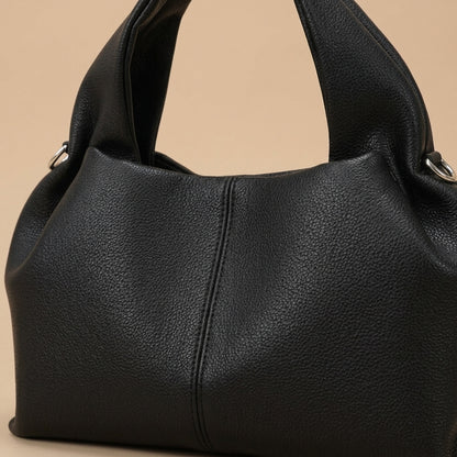 Sac porté épaule femme Ondine en cuir grainé pleine fleur – VALMONT