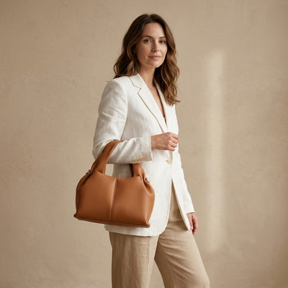 Mini sac bandoulière Ondine en cuir de veau grainé – VALMONT
