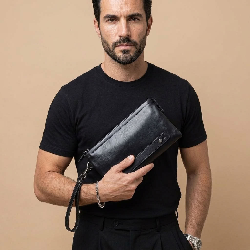 Pochette Maîtrise VALMONT ouverte, emplacements cartes visibles