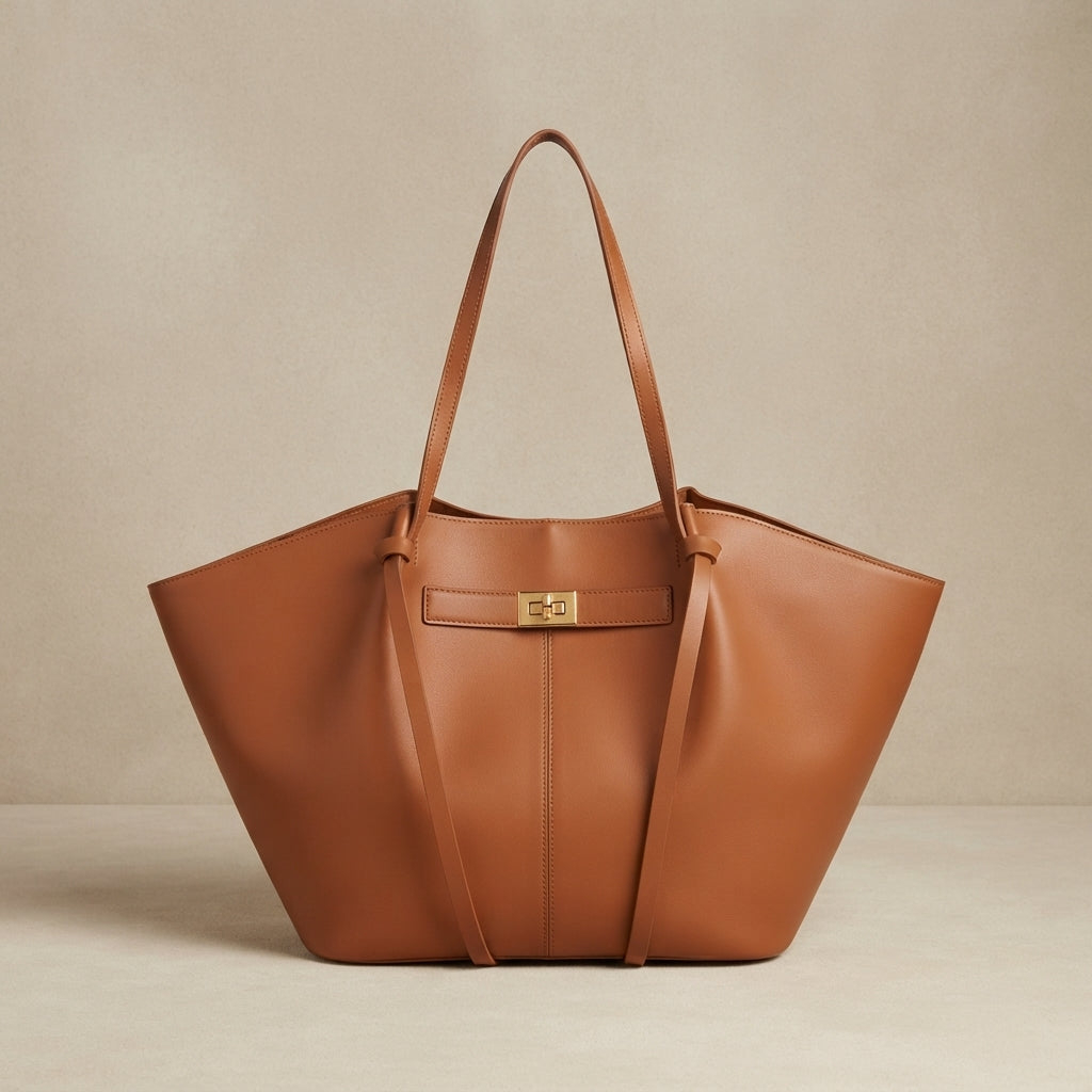 Sac Cabas VALMONT | Ailé Marron