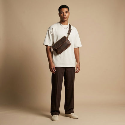 Sacoche Homme en Cuir "Vesper" | VALMONT VALMONT