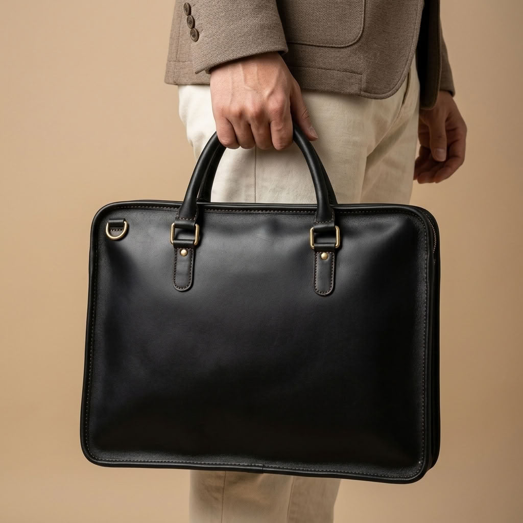 Sacoche Ordinateur Homme en Cuir "Alban" | VALMONT VALMONT OFFICIEL