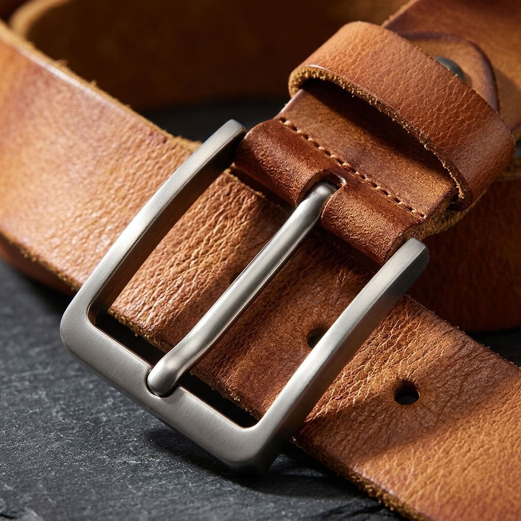 Ceinture en cuir rétro "Le Faubourg" VALMONT