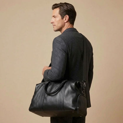 Sac de Voyage Homme en Cuir Véritable "Louis" | VALMONT VALMONT