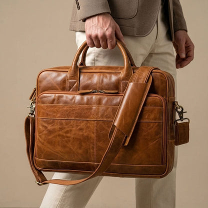 Sac Ordinateur en Cuir Homme | Elliot VALMONT