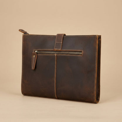 "L'Odyssée"| Sacoche bandoulière en cuir Crazy Horse VALMONT