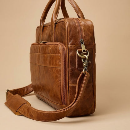 Sac Ordinateur en Cuir Homme | Elliot VALMONT