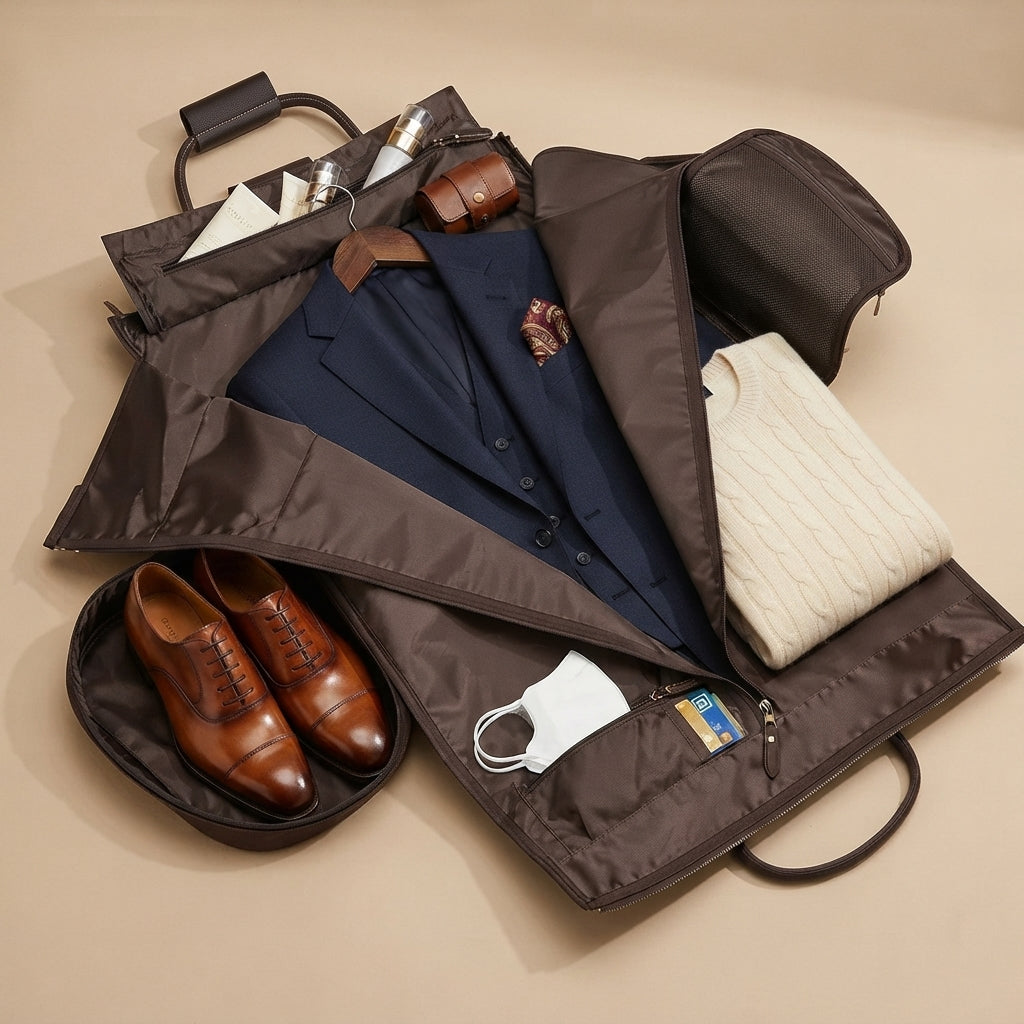 Sac Horizon Convertible VALMONT, compartiment principal ouvert