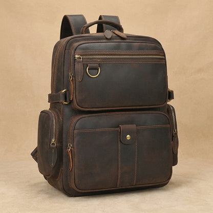 Sac à Dos Grand Voyageur VALMONT en cuir