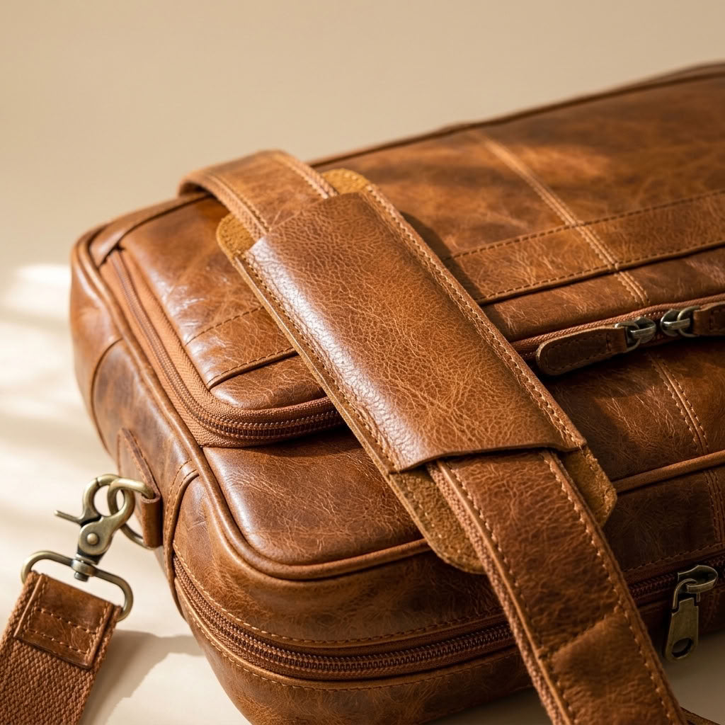 Sac Ordinateur en Cuir Homme | Elliot VALMONT