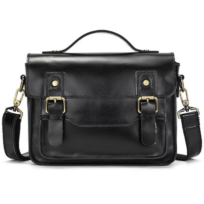 Sac Messager Rétro en Cuir Crazy Horse | VALMONT