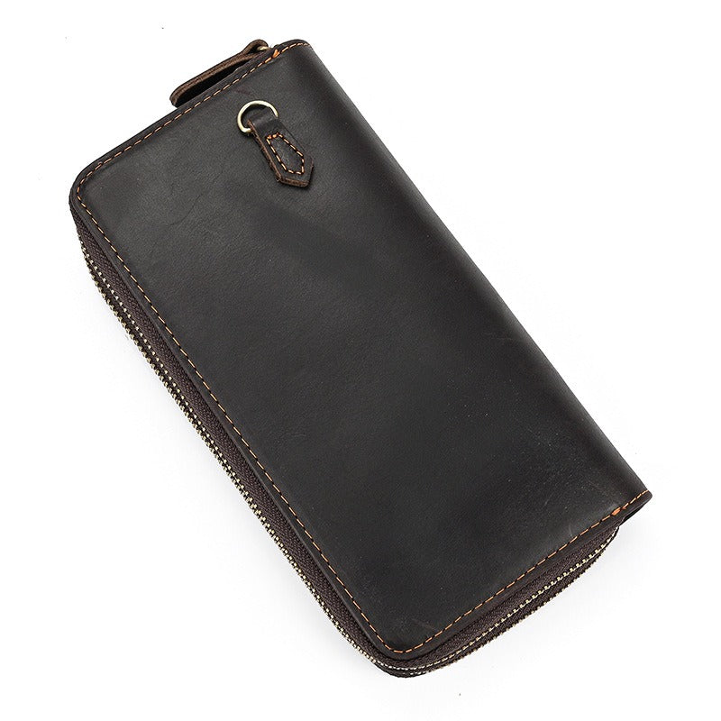 Portefeuille Long Zippé Vintage VALMONT, vue principale