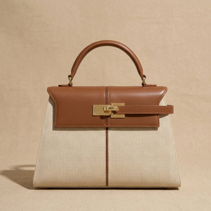 Sac à Main Trapèze en Toile | Modèle Éclipse