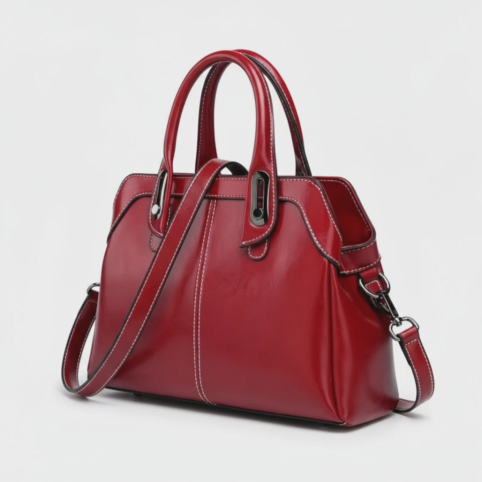Sac à Main "Élégance" Rouge | VALMONT