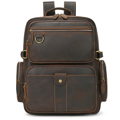 Sac à dos Homme en Cuir Vintage | Modèle Grand Voyageur VALMONT
